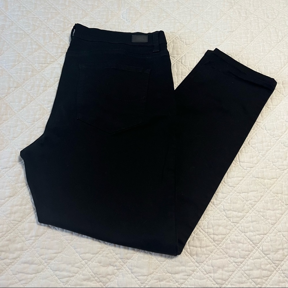 Lee slimming fit skinny leg black denim jeans 16